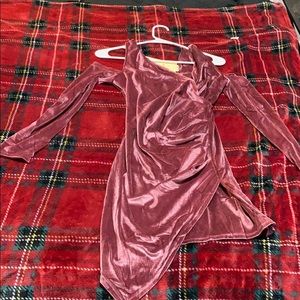 Pink Velvet dress